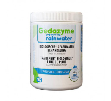 Traitement biologique anti-odeur et clarification de l’eau de pluie – Gedazyme 1 kg