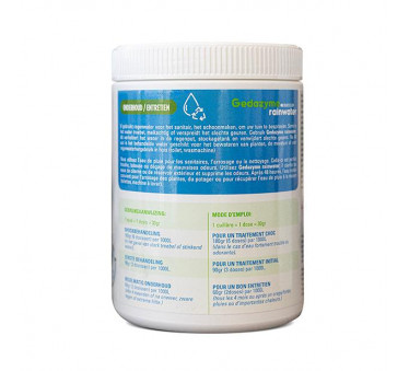 Traitement biologique anti-odeur et clarification de l’eau de pluie – Gedazyme 1 kg