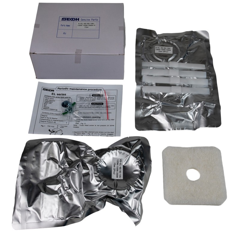 Kit de réparation pour SECOH EL-S-60, EL-S-80-15, EL-S-80-17, EL-S-100 Kit de réparation pour SECOH EL-S-60, EL-S-80-15, EL-S-80-17, EL-S-100